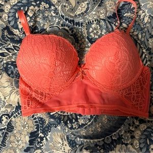 Hot Pink Lace Fancy Bra| Never Worn